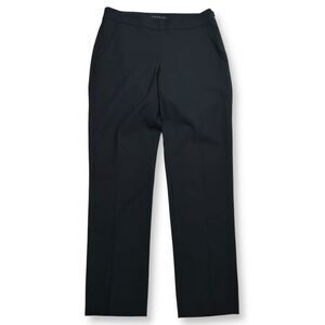 EUC Theory Wool Black Straight Leg Dress Pants Work Trousers Womens‎ 4